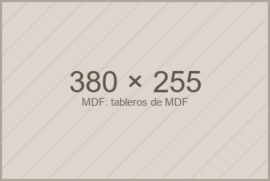 Láminas de MDF